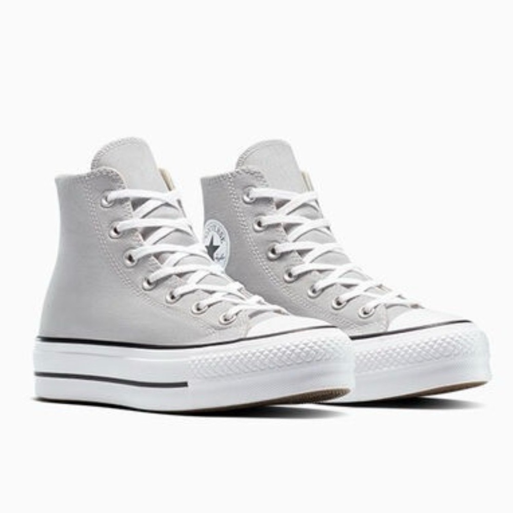 Converse Women's High-Top Sneakers - Light Gray